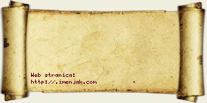 Anđela Milanović vizit kartica